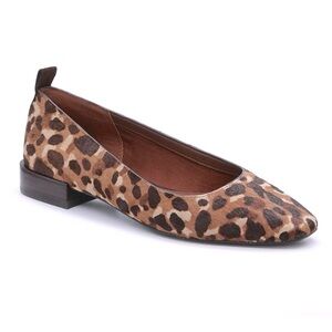 Essex Lane Animal Print Calf Hair Elyn Slip On Flats